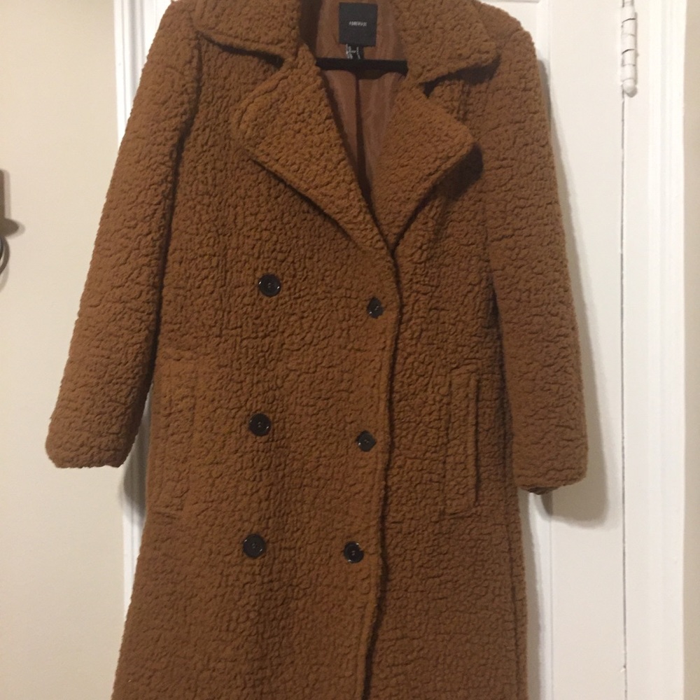 Forever 21 Pile Coat Size Snall